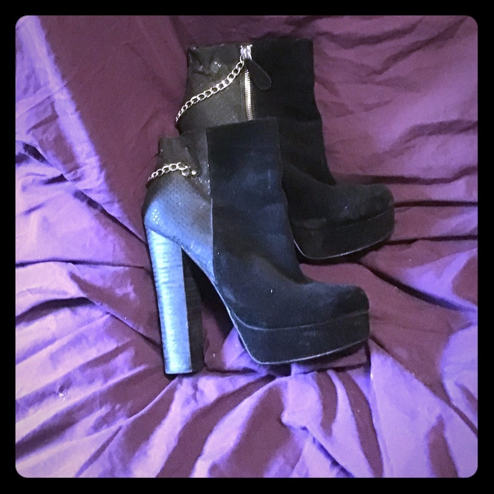 Black heels